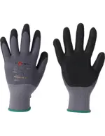 Rukavica fino pletena crna pu9-10-11